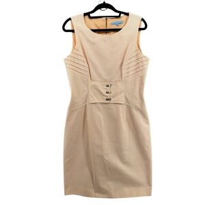 Sleeveless Sheath Dress Striped Fitted Career‎ Cocktail Party Dress